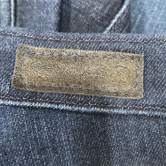 AG Adriano Goldshmied The Ballad Slim Boot Navy Blue size 31 - Picture 14 of 15